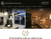 Tablet Screenshot of elkom-ricany.cz